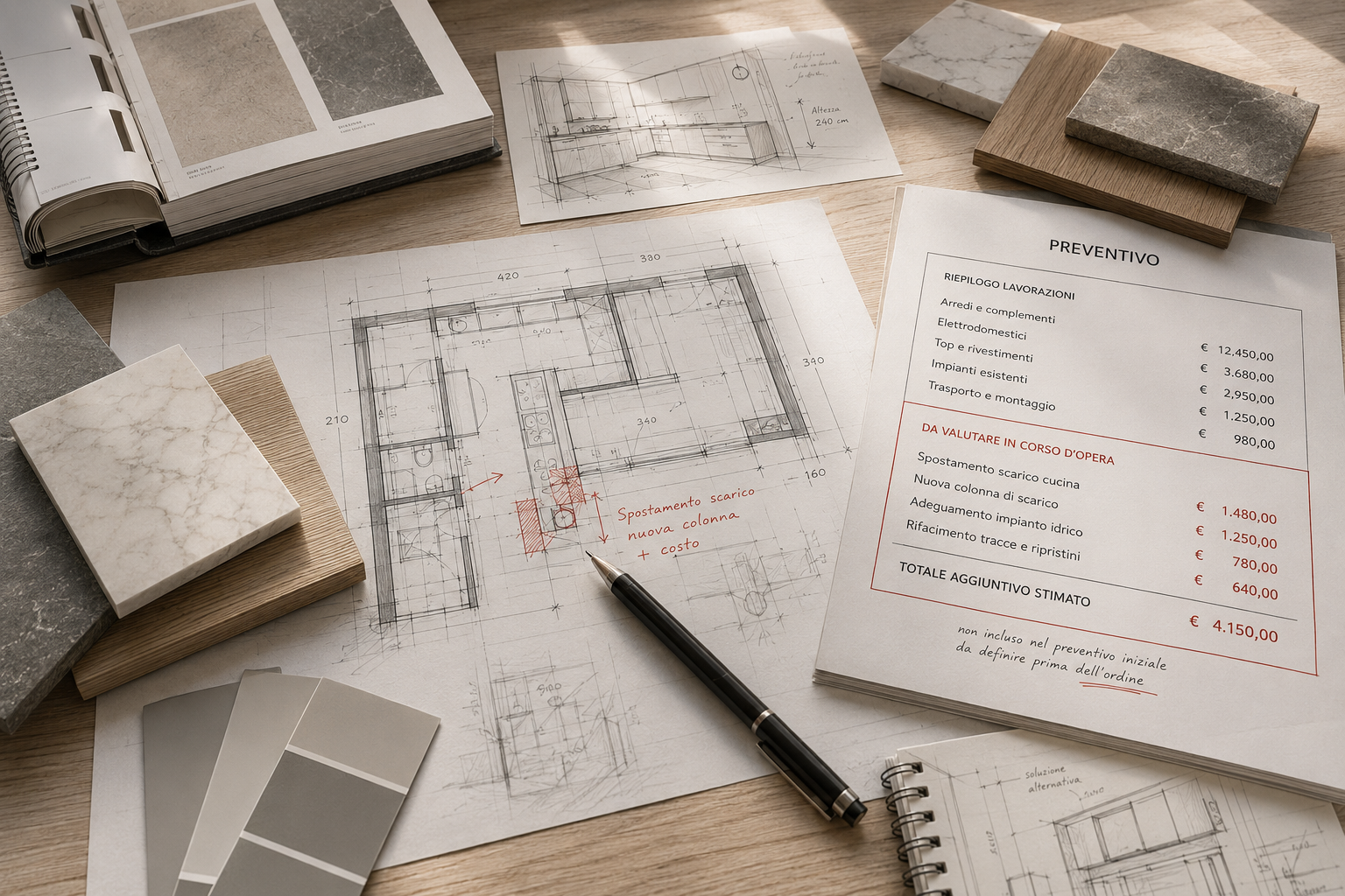 Materiali e dettagli di progetto