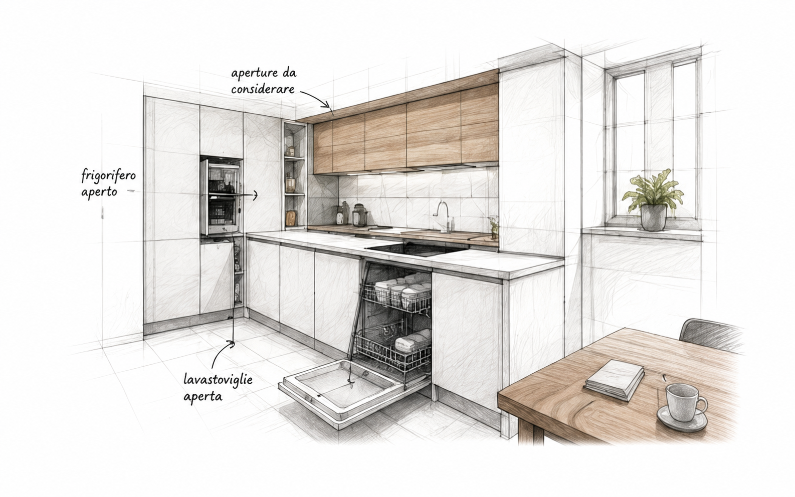 Progetto cucina preliminare